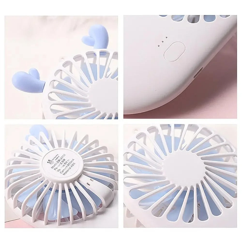CoolFlow Tragbarer USB Wiederaufladbarer Handventilator