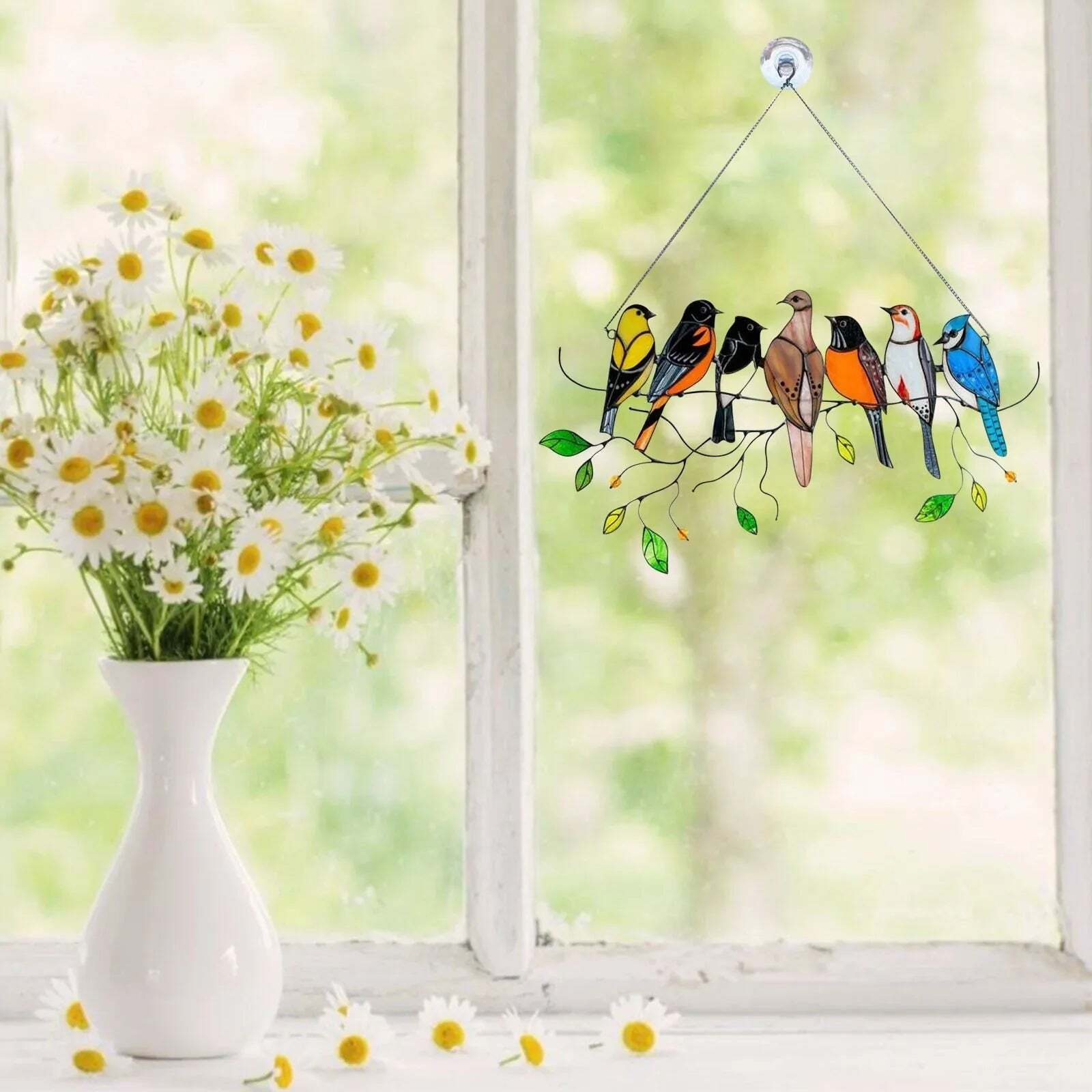 Aurora – Farvede und Levende Fugle Ornament