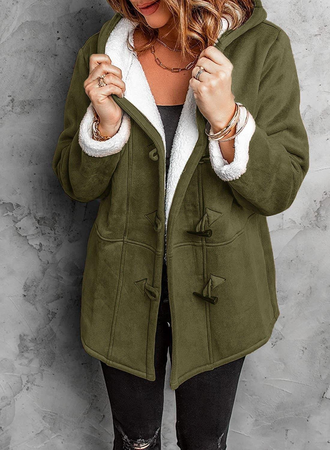 Elena – Ultra-weiches Fleece-Jacke mit Kapuze