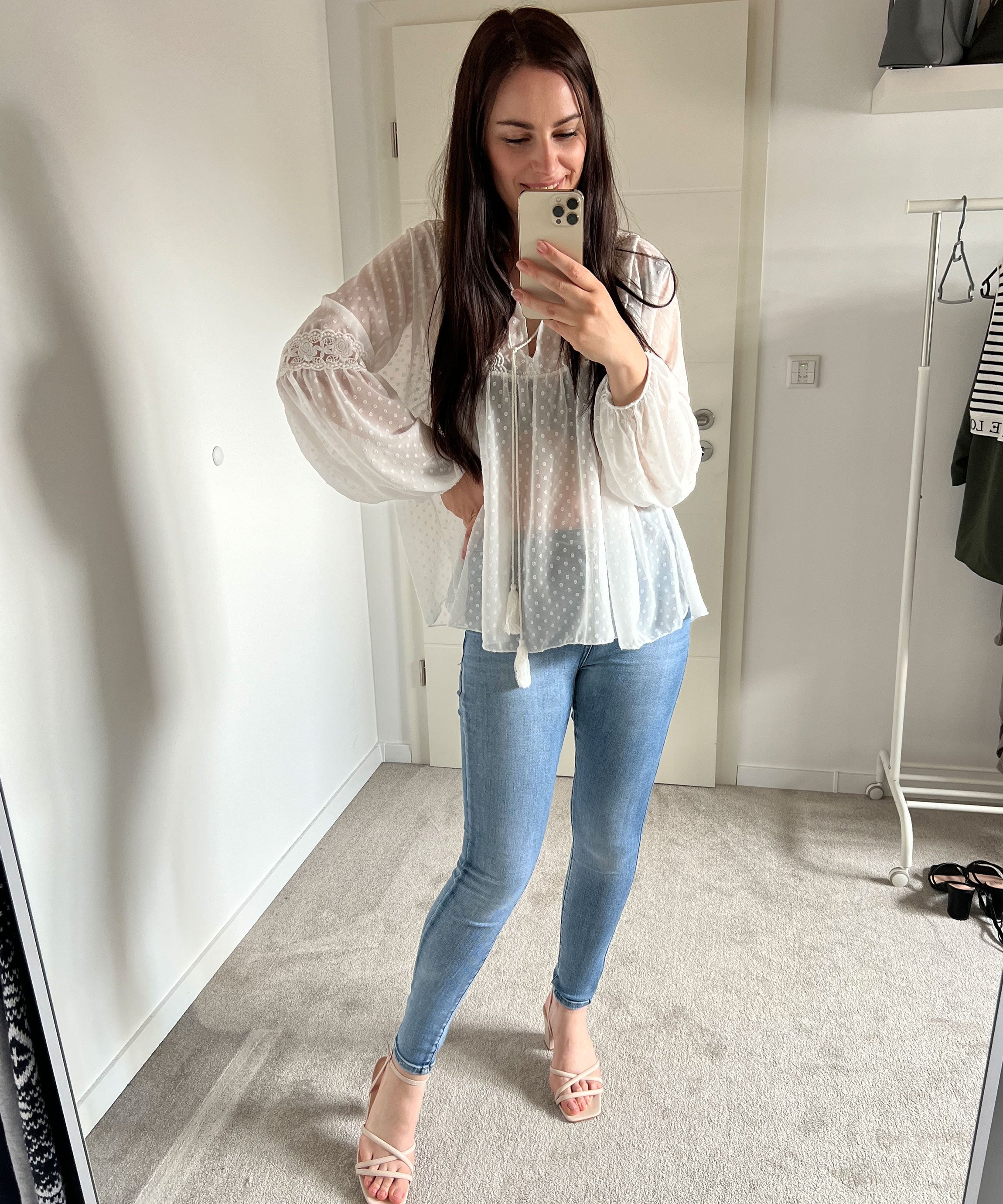 Sophie Weiße Bluse