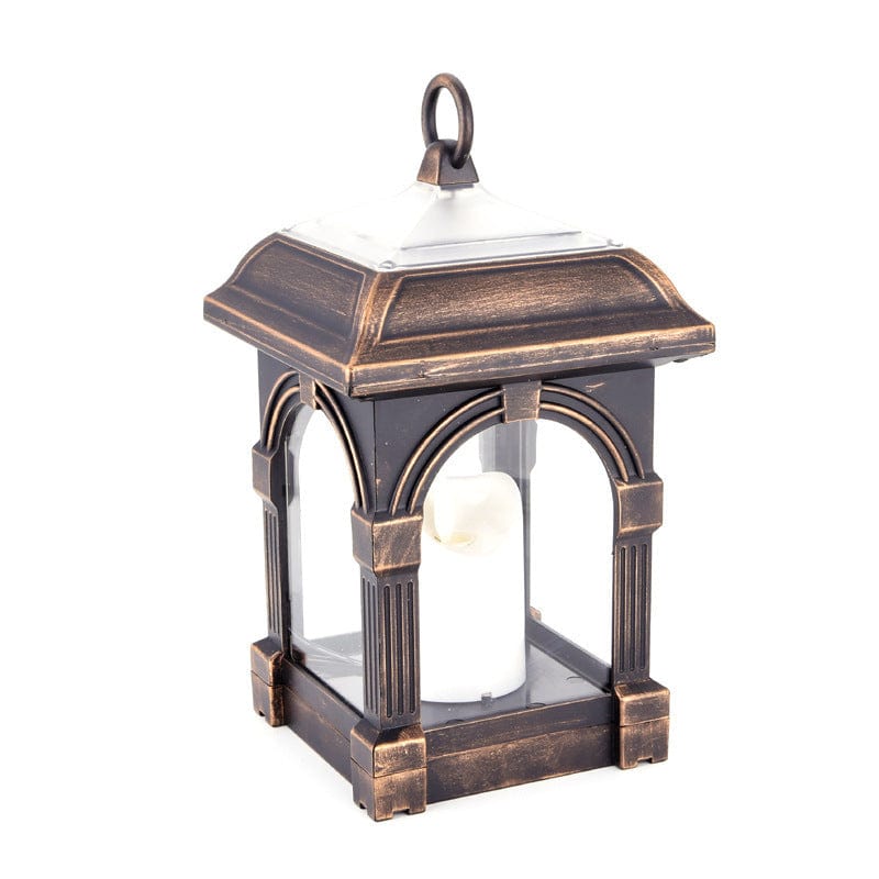 LumiSol – Vintage-inspirierte solarbetriebene Outdoor-Laterne für den Garten