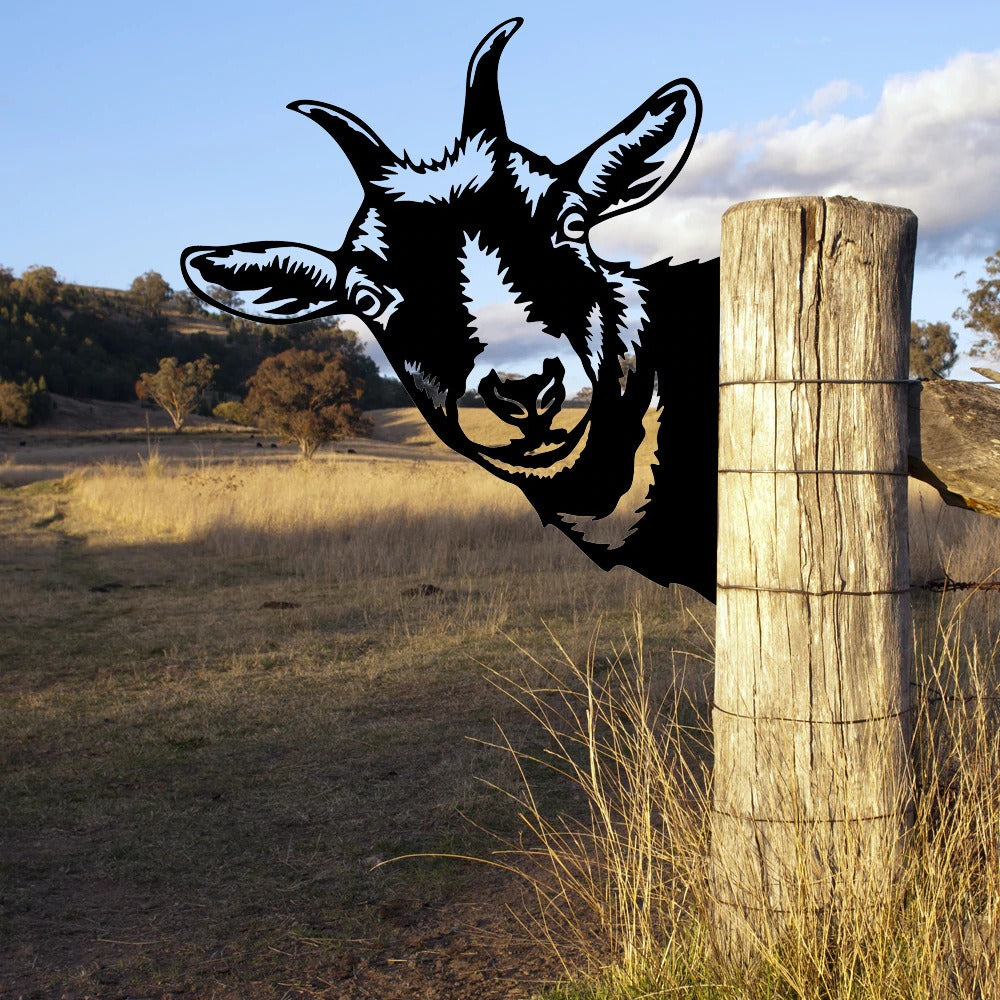 WildPost - Metall-Dyresilhuet-Zaunaufsätze