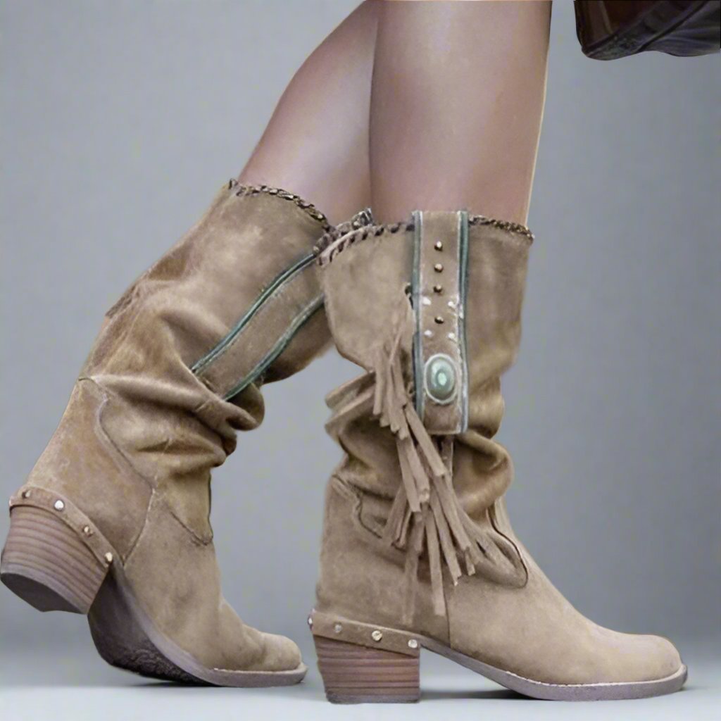 Sienna Mittlere Stiefel aus Wildleder