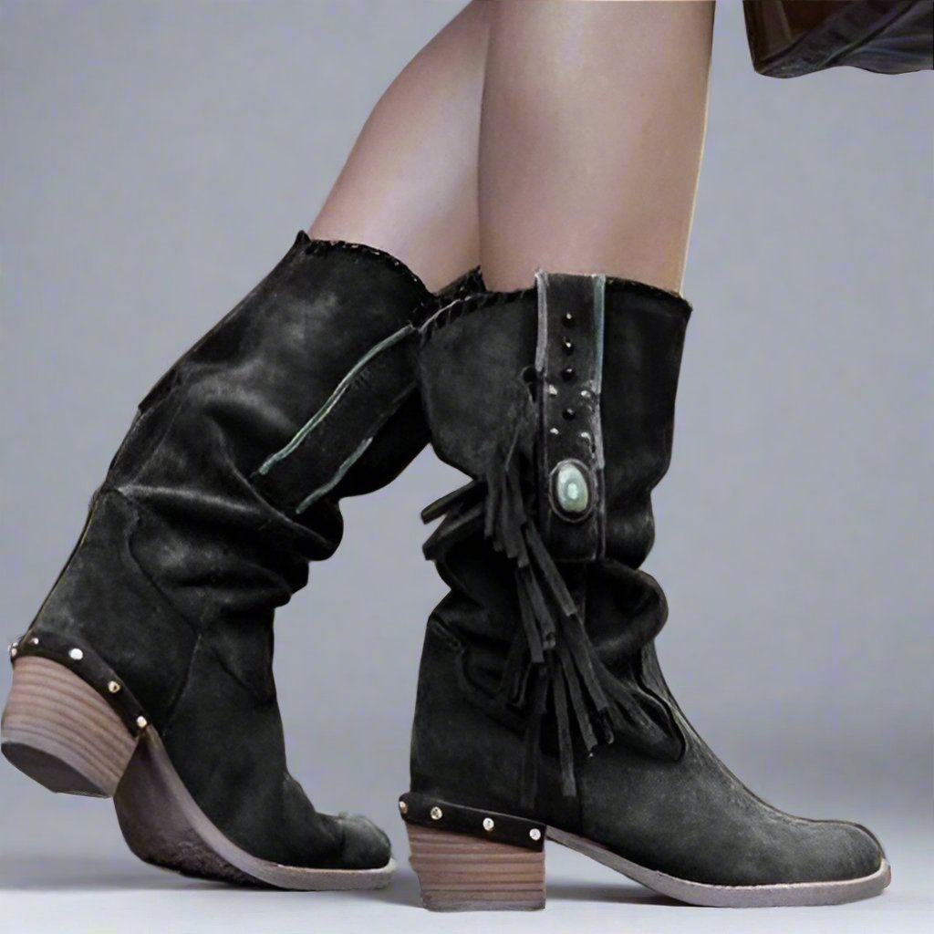 Sienna Mittlere Stiefel aus Wildleder