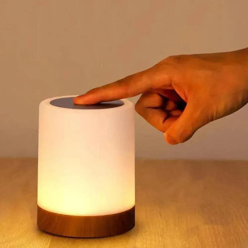 LumiGlow wiederaufladbare Stimmungsleuchte mit Touch-Steuerung