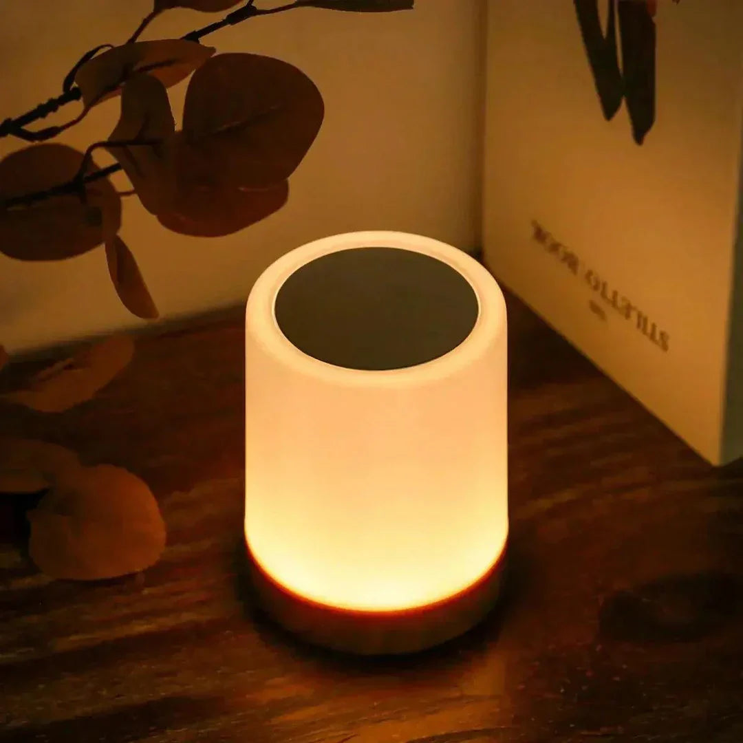 LumiGlow wiederaufladbare Stimmungsleuchte mit Touch-Steuerung