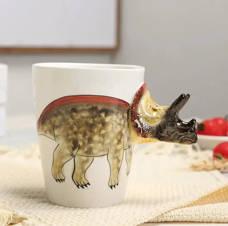 DinoCraft - handgefertigte 3D-Dinosaurier-Becher