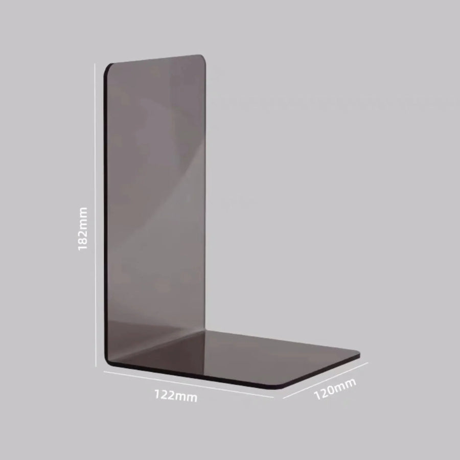 ElegantStack - Klare Acryl-Buchstützen Organizer