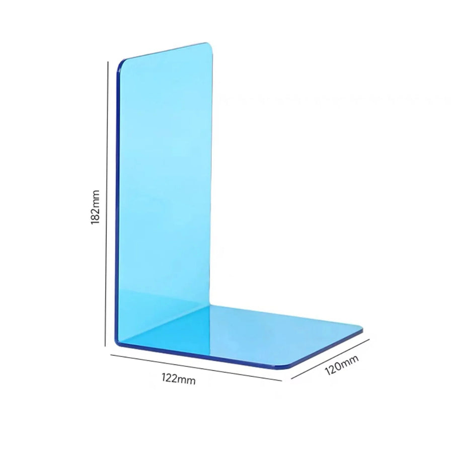 ElegantStack - Klare Acryl-Buchstützen Organizer