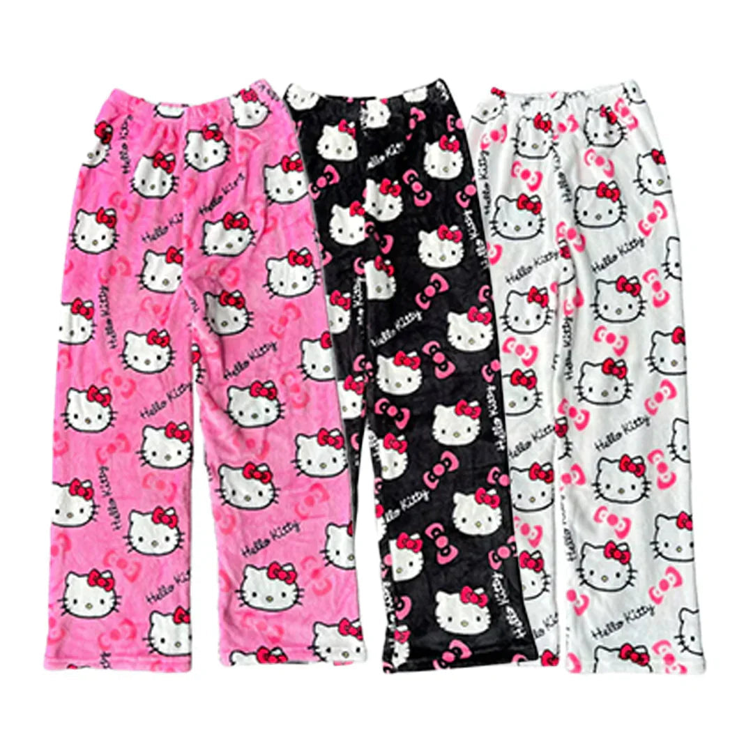 Luna Pyjamas – Eleganter Komfort mit süßem Kitty-Design