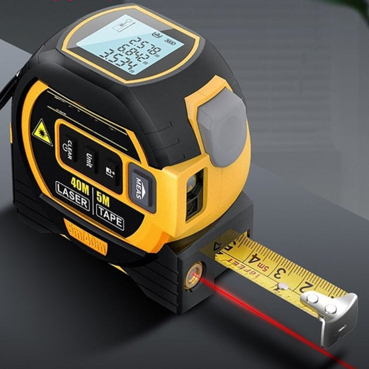 PrecisionPro – Präzise 2-in-1 vielseitige digitale Laser- und Maßband