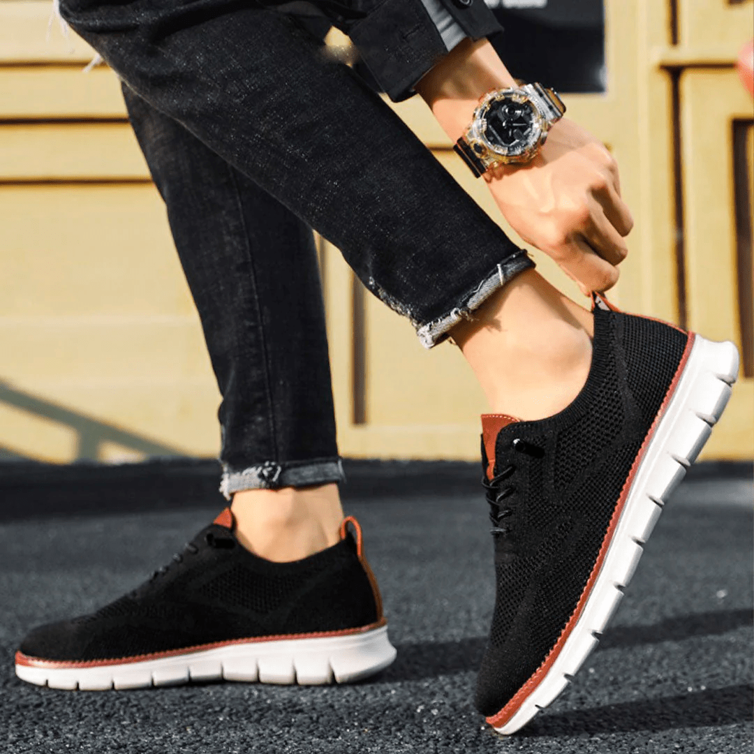 Theo Atmungsaktive Strick Sneakers