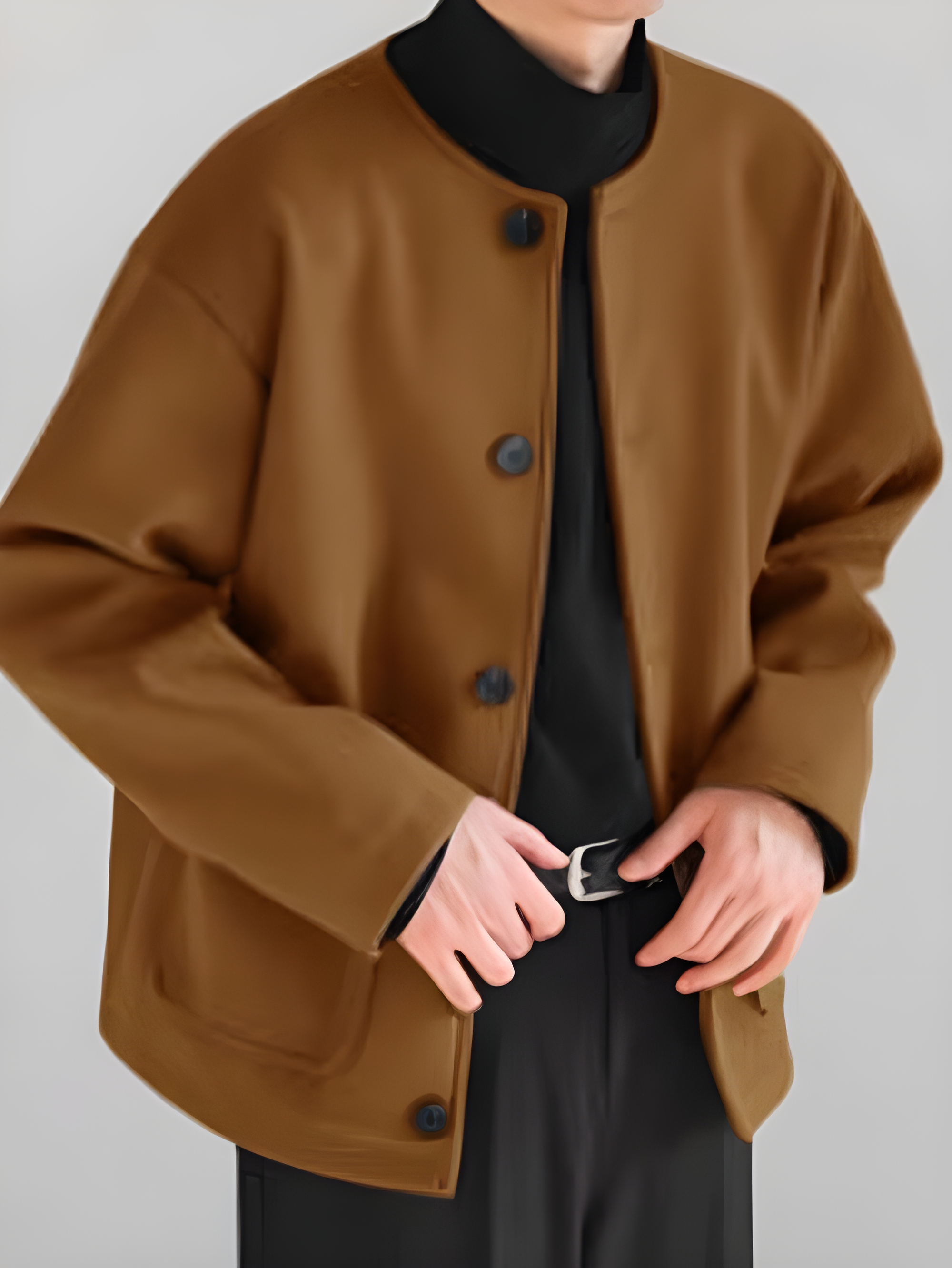 UrbanGent | Herren Tweedjacke mit Knopfleiste