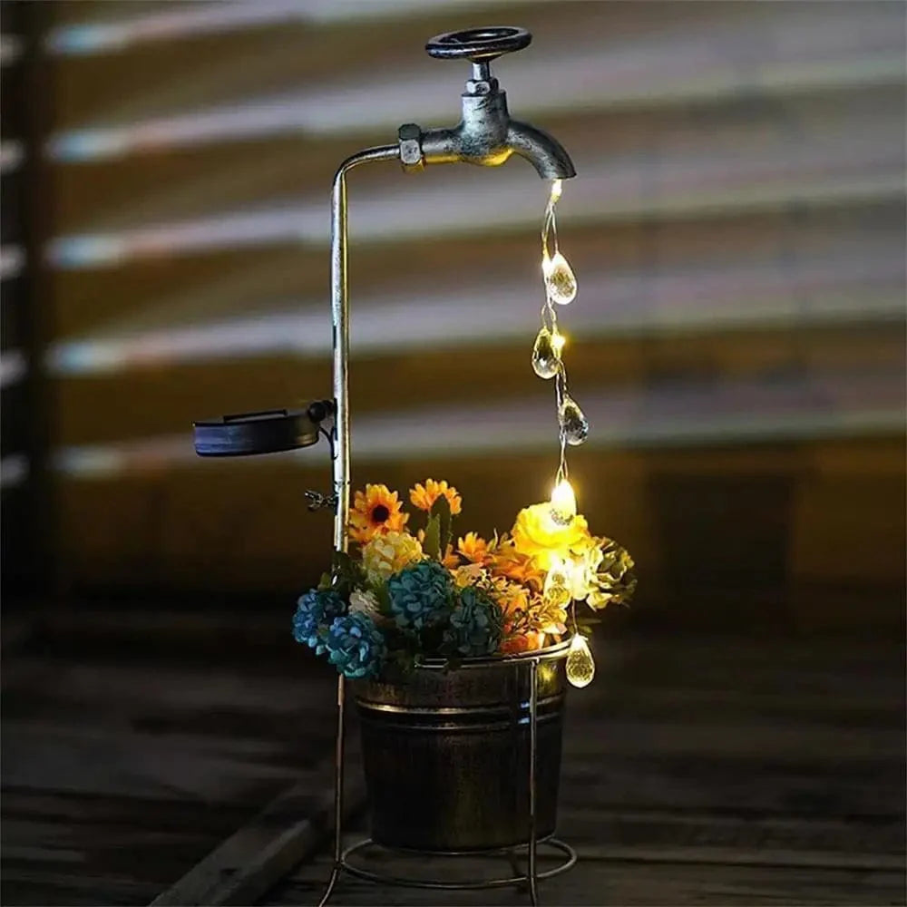 GlowDrop - Solarbetriebene Wassertröpfchenlampe