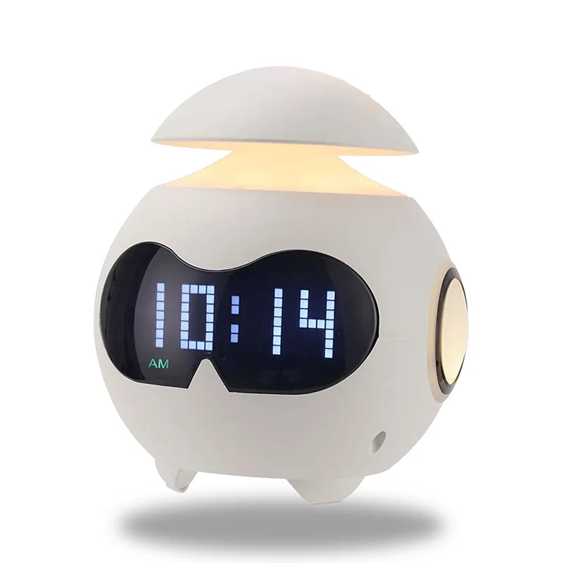 EchoGlow - Multifunktionaler Wecker mit Bluetooth-Lautsprecher und LED-Display