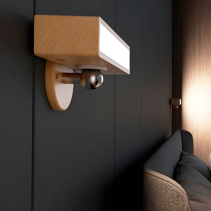 Wiederaufladbare Wandleuchte mit 360° verstellbarem Licht und magnetischer Halterung