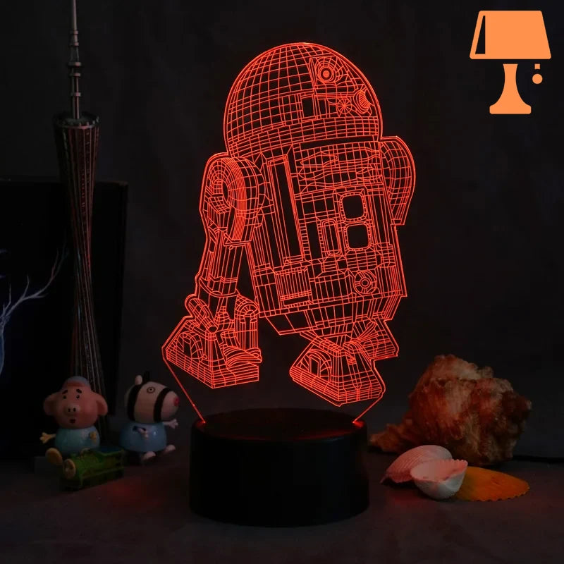 NovaGlow Legendäre Sci-Fi LED-Lampe