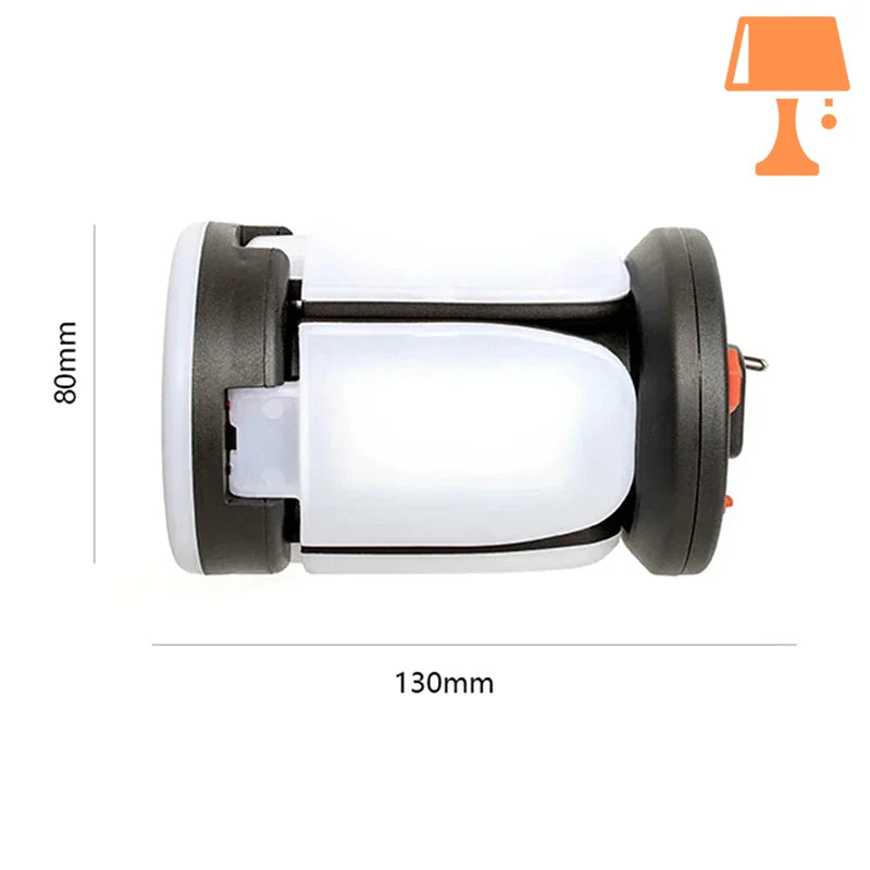 LumiFold - Tragbare LED-Lampe für vielseitige Beleuchtung Kompaktes und erweiterbares Design