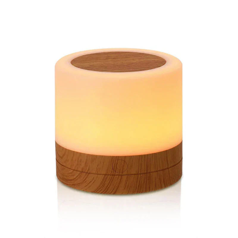 Glow Holz Nachttischlampe – Natürliche Eleganz mit Verstellbarer Beleuchtung