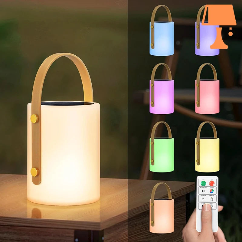 LumiBeam – Tragbare LED-Lampe mit zylindrischem Design und Fernbedienung