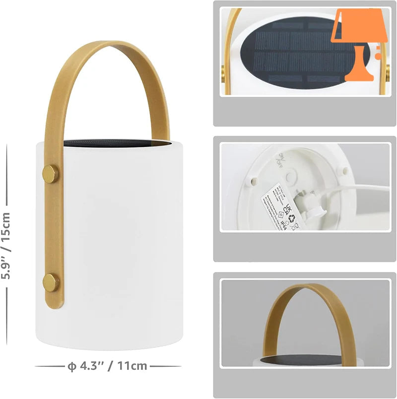 LumiBeam – Tragbare LED-Lampe mit zylindrischem Design und Fernbedienung