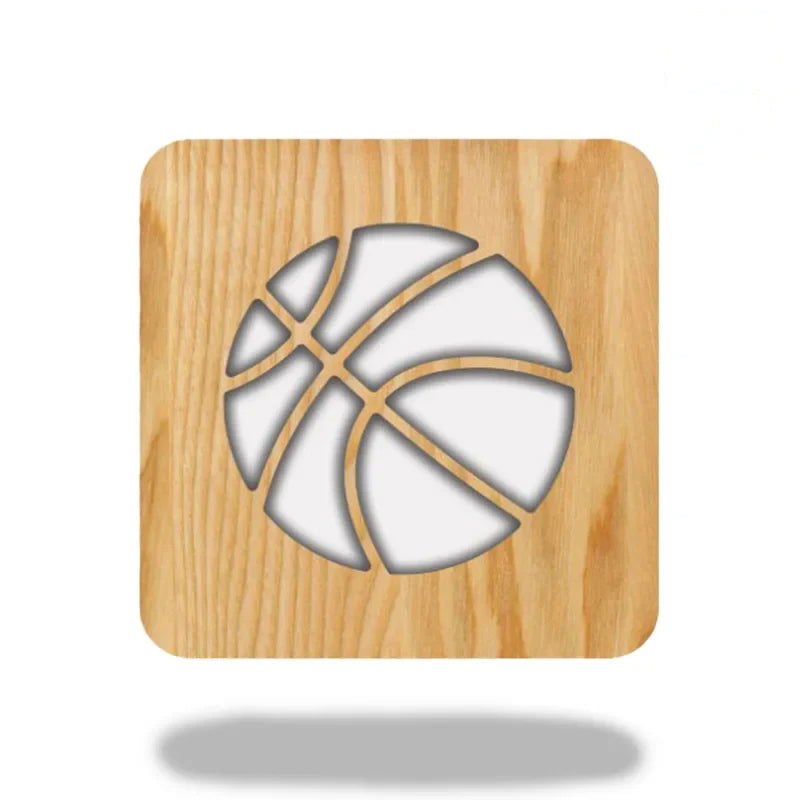 HoopsLume Stilvolle Basketball Tischlampe