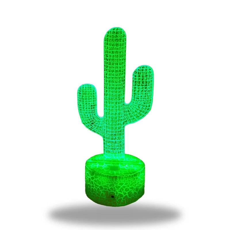 LumiCactus - Elegante farbwechselnde LED-Kaktuslampe