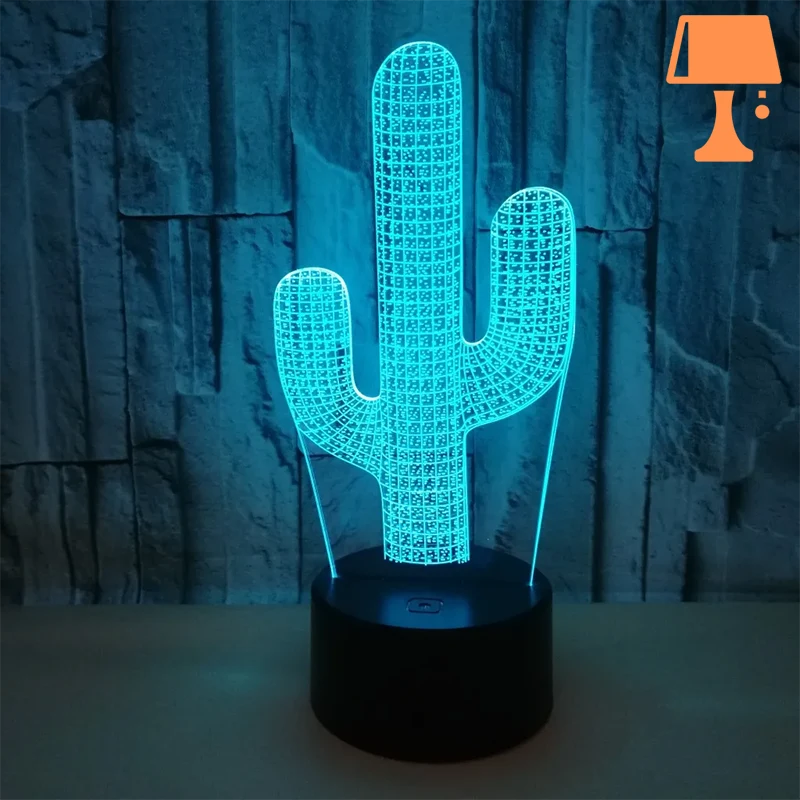 LumiCactus - Elegante farbwechselnde LED-Kaktuslampe