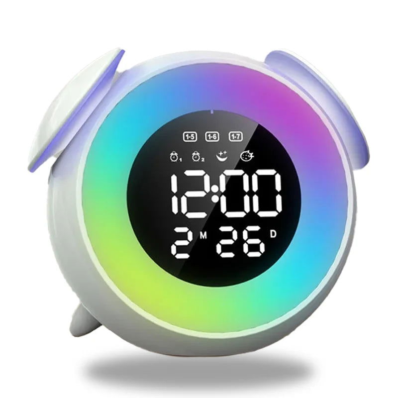 LumiTune - Farbwechselndes LED-Wecker mit Bluetooth-Lautsprecher