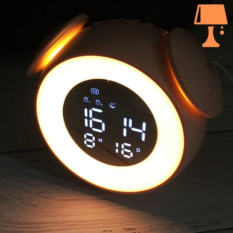 LumiTune - Farbwechselndes LED-Wecker mit Bluetooth-Lautsprecher