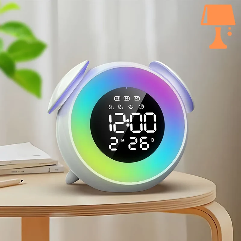 LumiTune - Farbwechselndes LED-Wecker mit Bluetooth-Lautsprecher