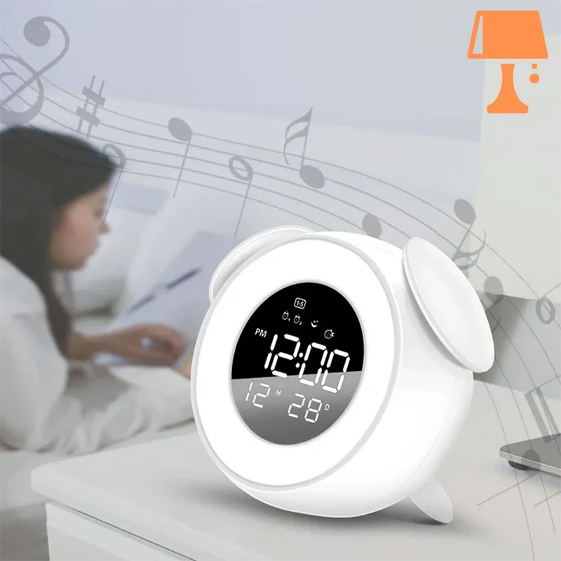 LumiTune - Farbwechselndes LED-Wecker mit Bluetooth-Lautsprecher