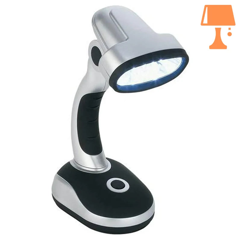 FlexiGlow - Batteriebetriebene LED-Tischlampe