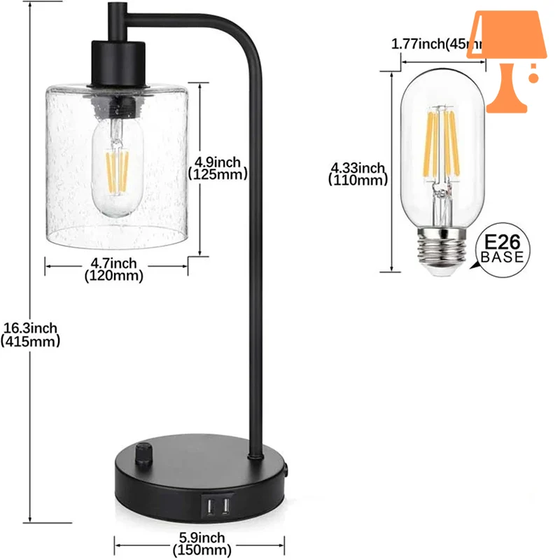 LumiCraft Industrielle Deckenlampe