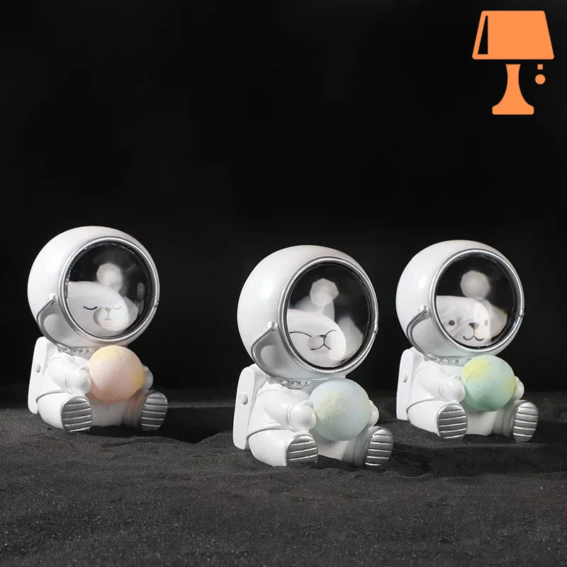 GalaxyPals - Astronaut-Natlyssæt mit niedlichen Tierfreunden