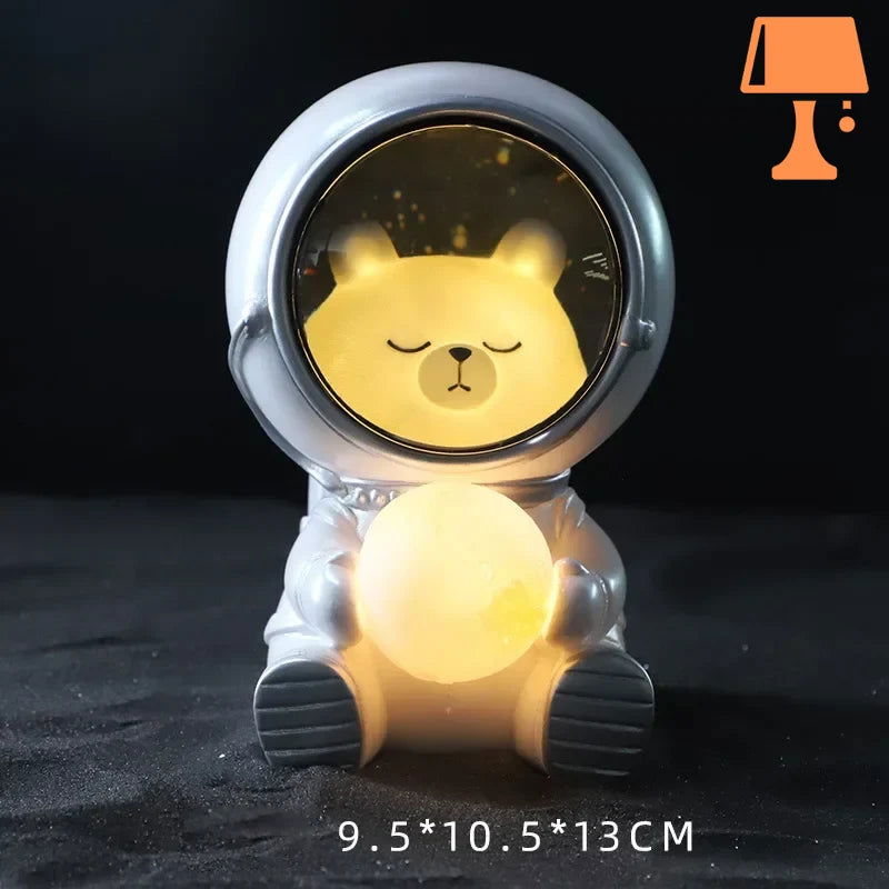GalaxyPals - Astronaut-Natlyssæt mit niedlichen Tierfreunden