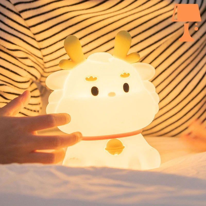 CozyRedeer – Warme Rentier-Nachtlampe für Schlafzimmer