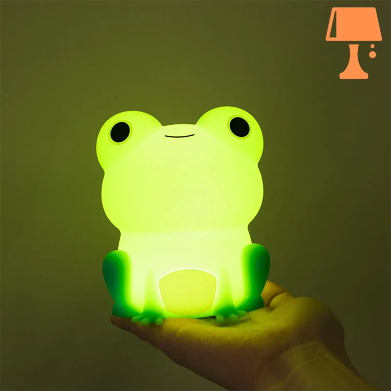 FroggieGlow – Hyggelige Silikonfrö-Nachtlampe