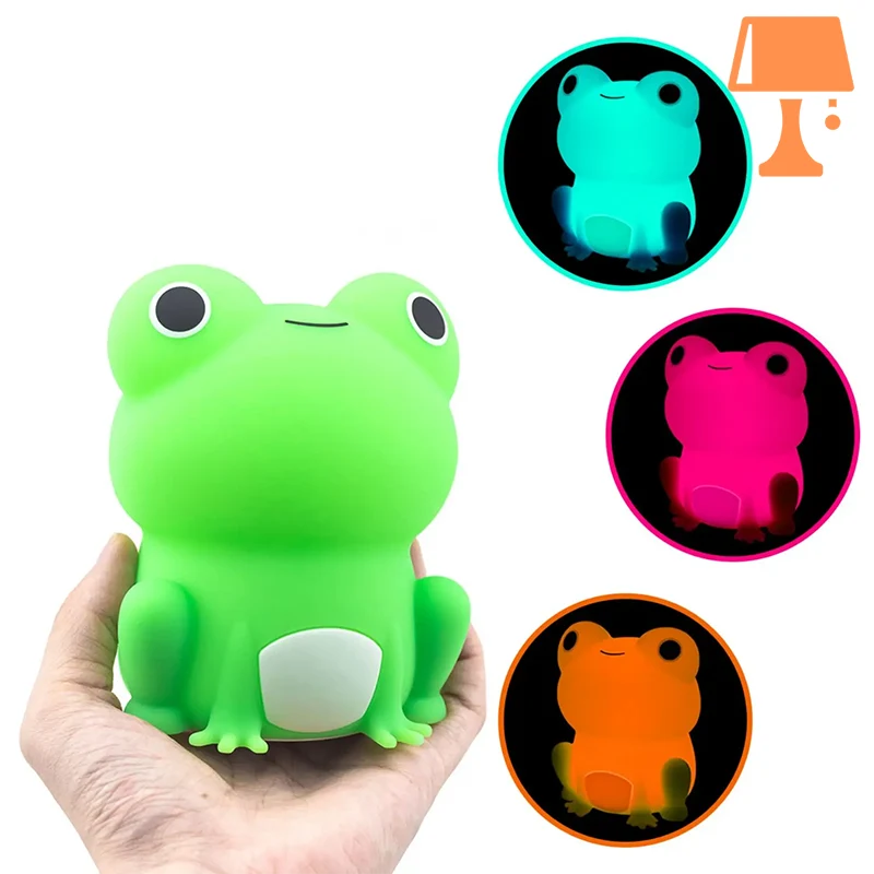 FroggieGlow – Hyggelige Silikonfrö-Nachtlampe