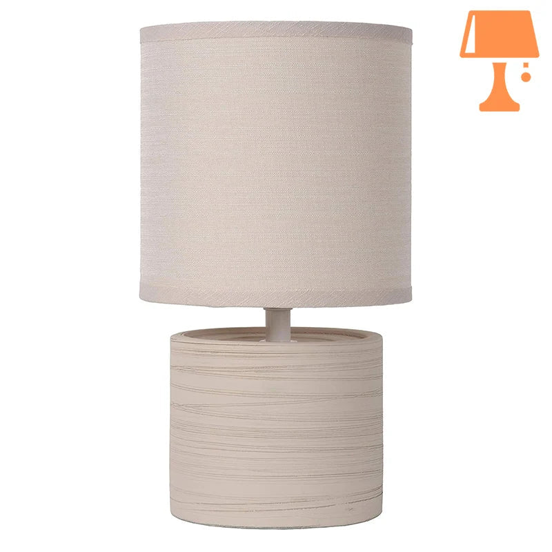 SerenaGlow Elegante Zylindrische Lampe