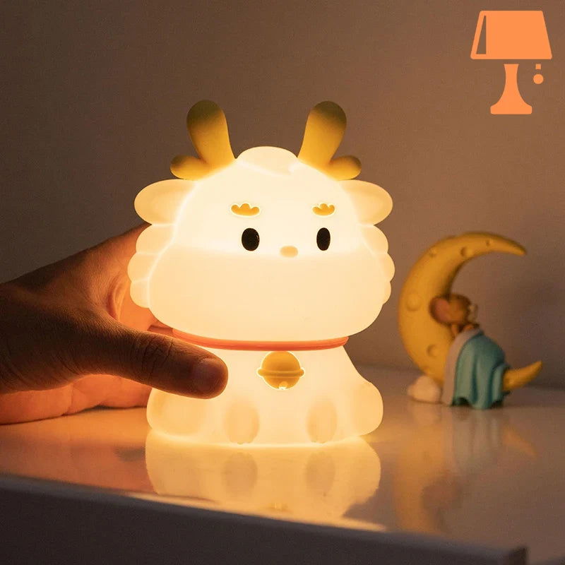 CozyRedeer – Warme Rentier-Nachtlampe für Schlafzimmer