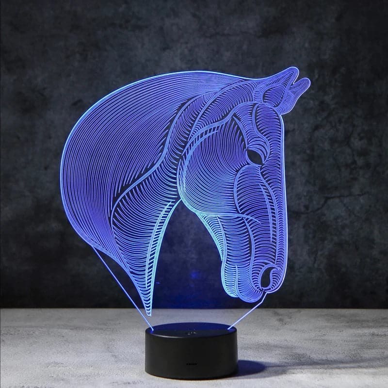 GlowHorse Magische LED Nachtlampe