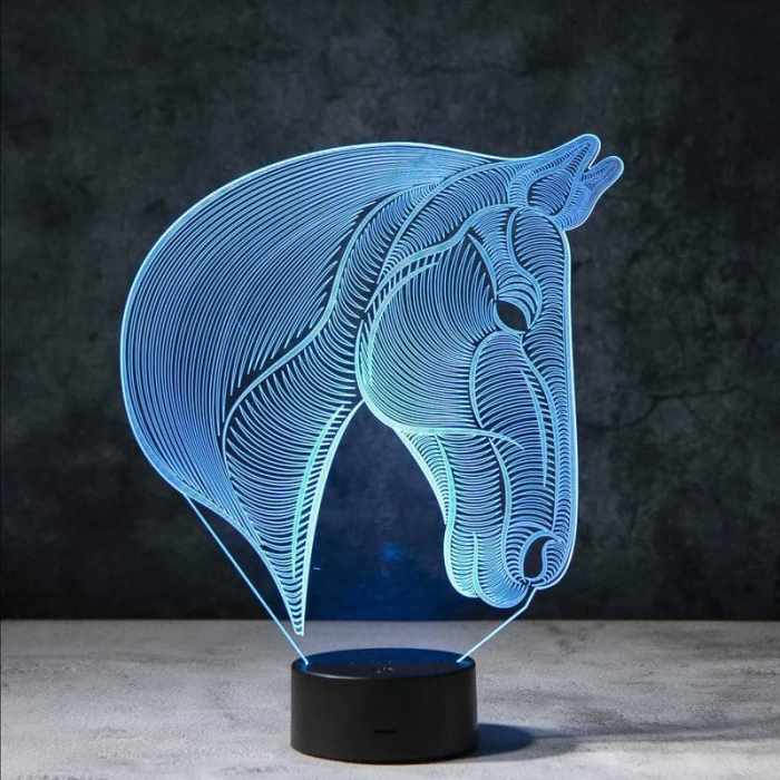 GlowHorse Magische LED Nachtlampe