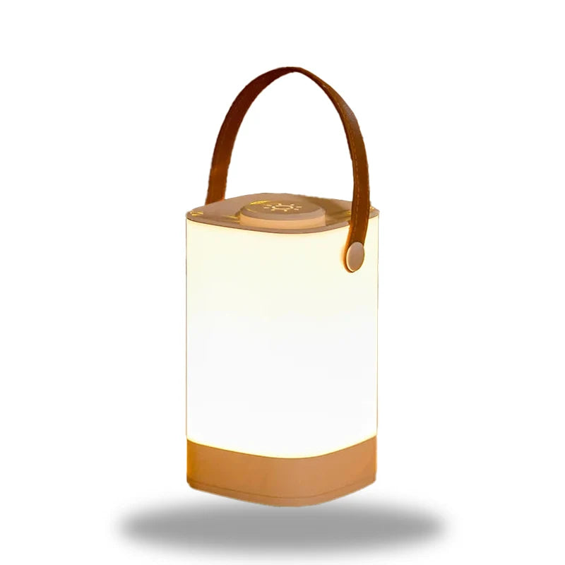 LumiCarry – Tragbare LED- Tischlampe mit Ledergriff