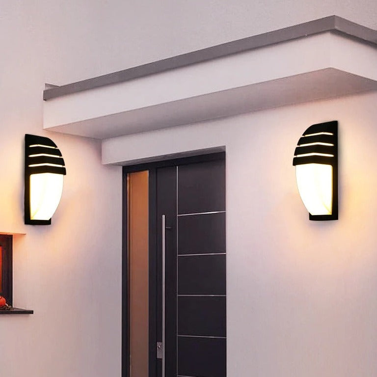 LumeArc Moderne Außenwandleuchte – Zeitloses Design mit Eleganter Bogenform