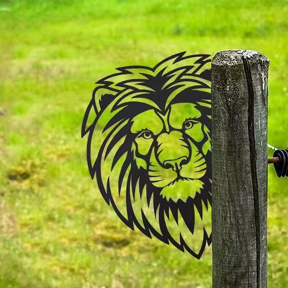 WildPost - Metall-Dyresilhuet-Zaunaufsätze