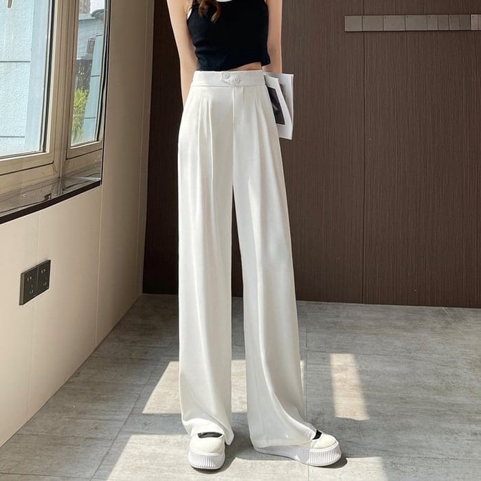 Elora – Bequeme Hose mit Hohem Bund und Lockerem Schnitt