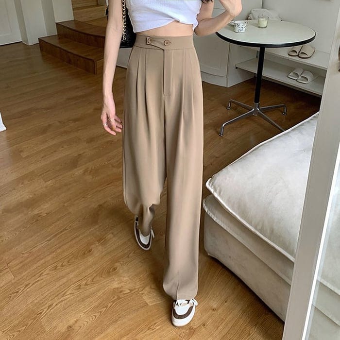 Elora – Bequeme Hose mit Hohem Bund und Lockerem Schnitt