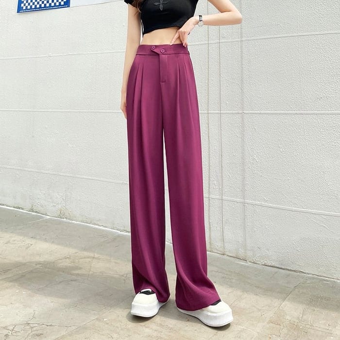 Elora – Bequeme Hose mit Hohem Bund und Lockerem Schnitt