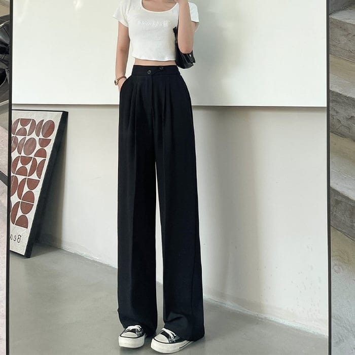 Elora – Bequeme Hose mit Hohem Bund und Lockerem Schnitt